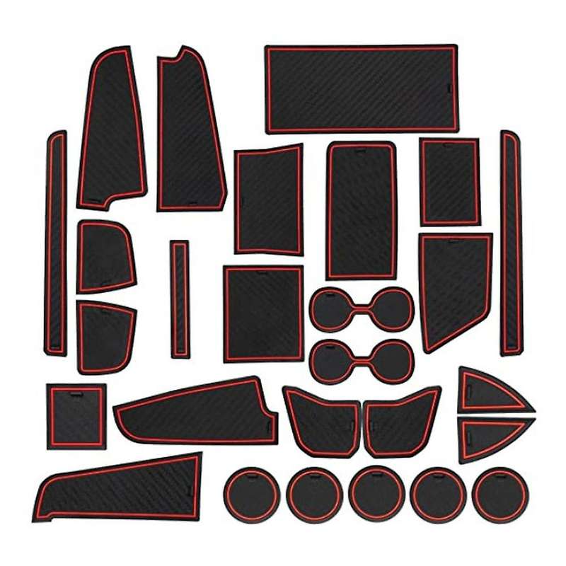 27pcs Gate Slot Pad for Toyota Noah Voxy 90 Series 2022 Accessories