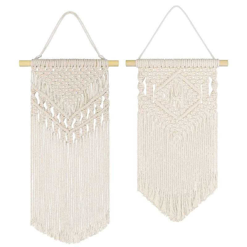 Woven Macrame Wall Decor Woven Tapestry for Living Decoration