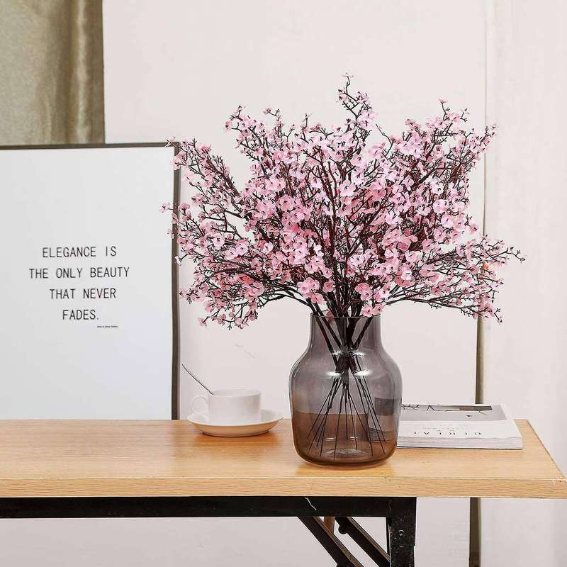 Faux Flower Fake Babys Breath Flower Bulk Artificial Gypsophila C