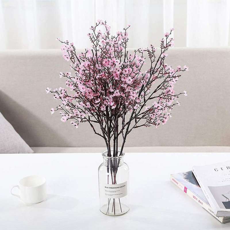 Faux Flower Fake Babys Breath Flower Bulk Artificial Gypsophila C