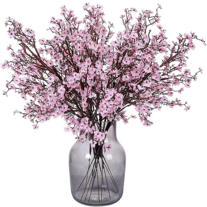 Faux Flower Fake Babys Breath Flower Bulk Artificial Gypsophila C