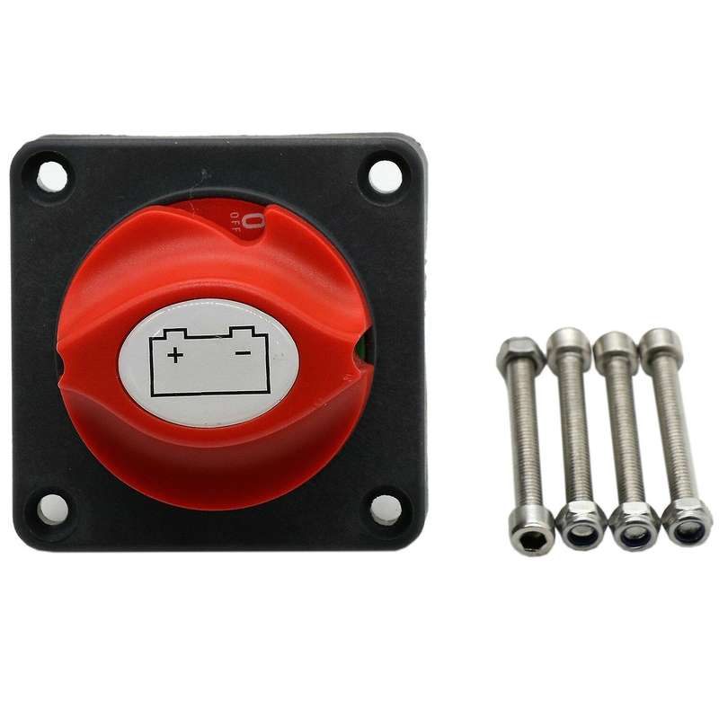 Battery Disconnect Cut On/off Rotary Switch 12v Boat Rv Atv