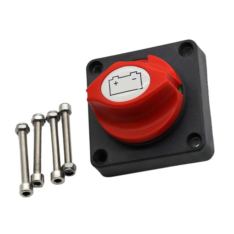 Battery Disconnect Cut On/off Rotary Switch 12v Boat Rv Atv
