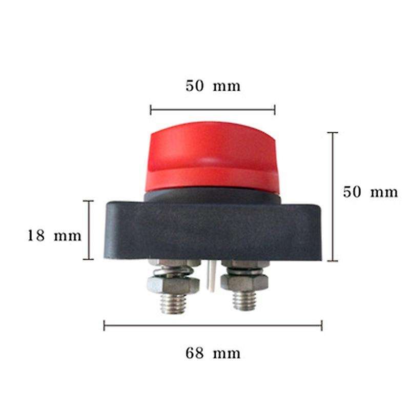Battery Disconnect Cut On/off Rotary Switch 12v Boat Rv Atv