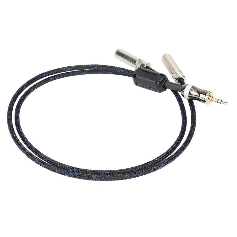 3.5 Y Audio Splitter 3.5mm Male to 2 Port 3.5mm Female Aux 1 to 2