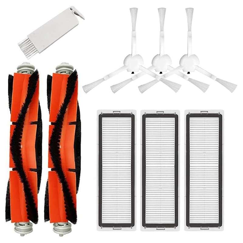 9 Pcs for Xiaomi Dreame F9, Mijia 1c Roller Side Brush Cleaning Kits