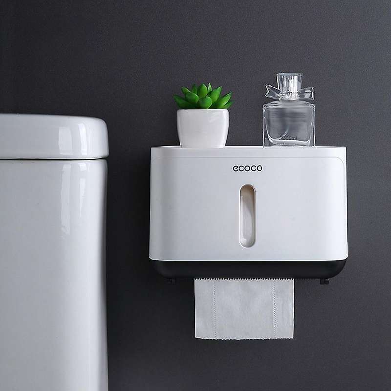 Ecoco Paper Towel Tissue Box Dispenser Wall Mounted Paper Holder-a