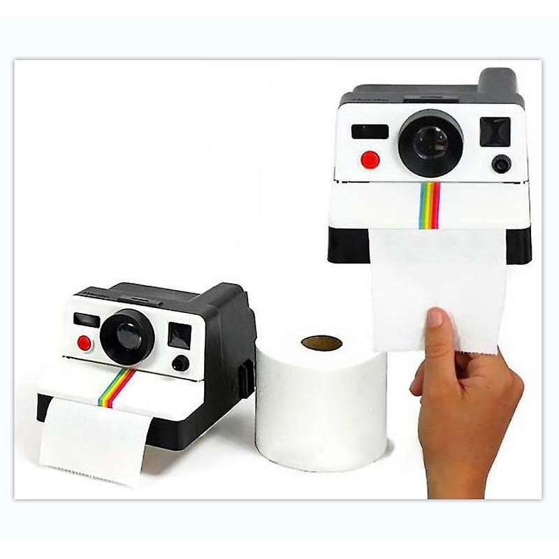 Cute Camera Tissue Tube Toilet Roll Paper Box Tissue Pump Household