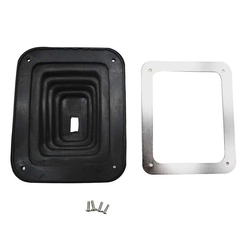 Car Shift Dust Cover Rubber Shifter Boot with Chrome Plate