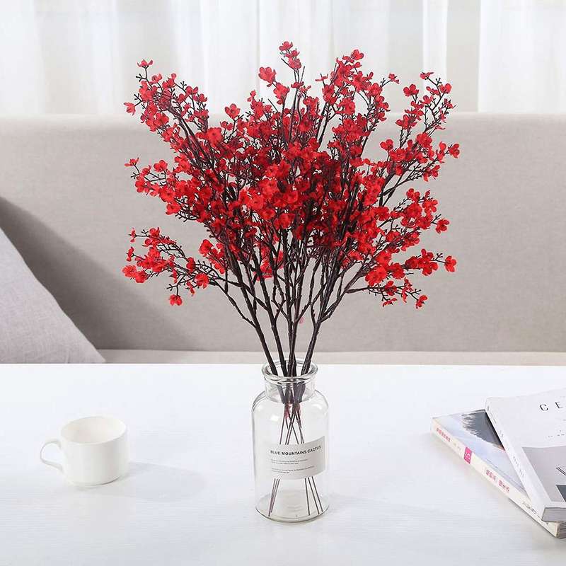 Faux Flower Fake Babys Breath Flower Bulk Artificial Gypsophila E