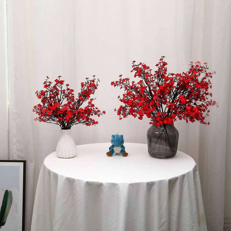 Faux Flower Fake Babys Breath Flower Bulk Artificial Gypsophila E