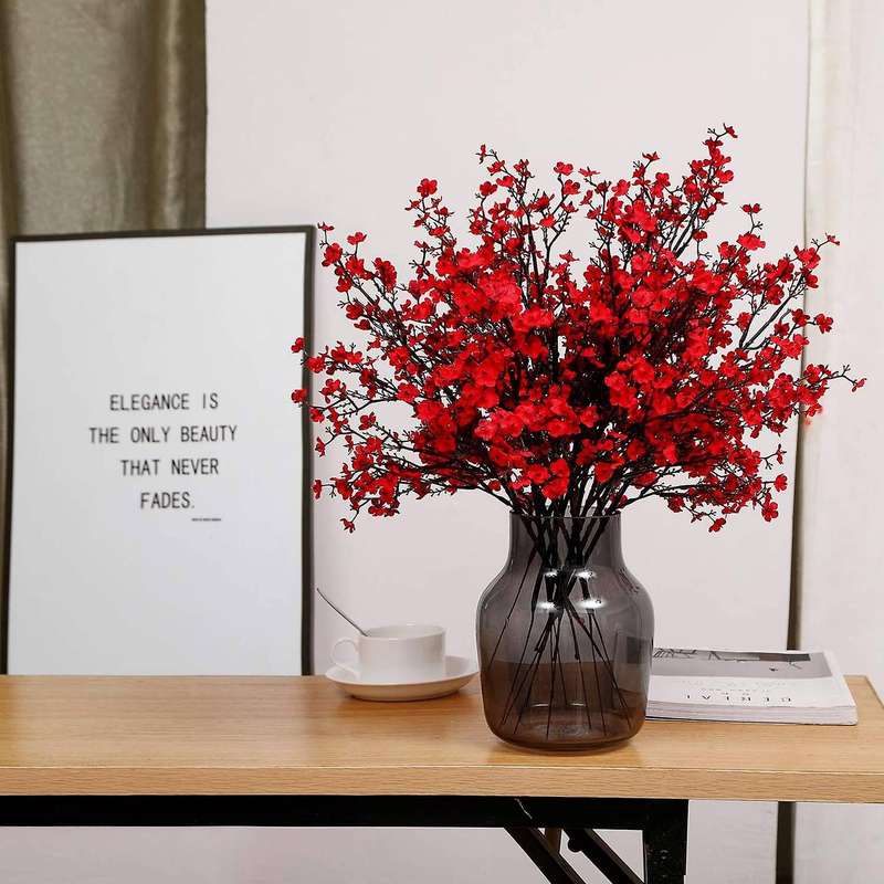 Faux Flower Fake Babys Breath Flower Bulk Artificial Gypsophila E