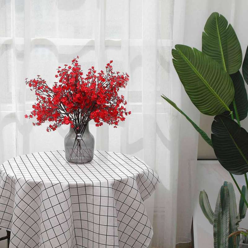 Faux Flower Fake Babys Breath Flower Bulk Artificial Gypsophila E