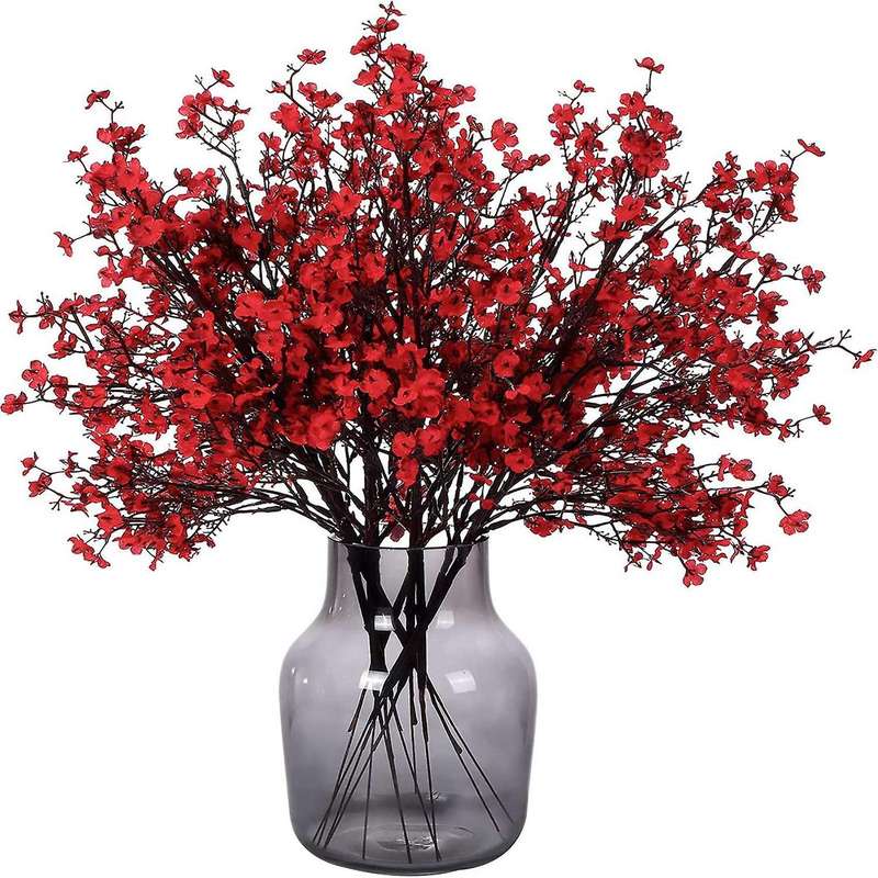 Faux Flower Fake Babys Breath Flower Bulk Artificial Gypsophila E