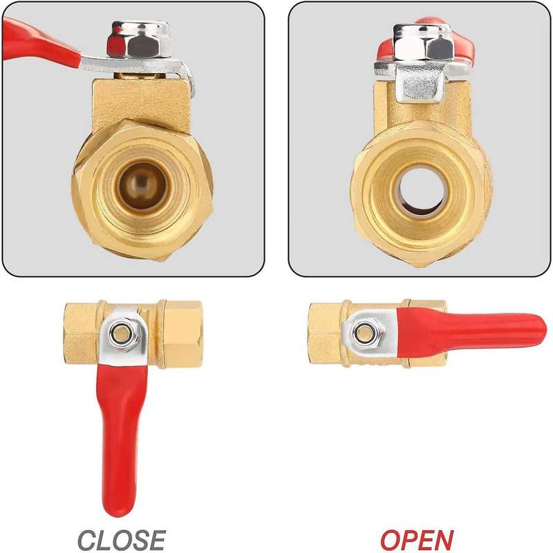Rv Winterizing Kit Sprinkler Blowout Adapter with Shut Off Valve