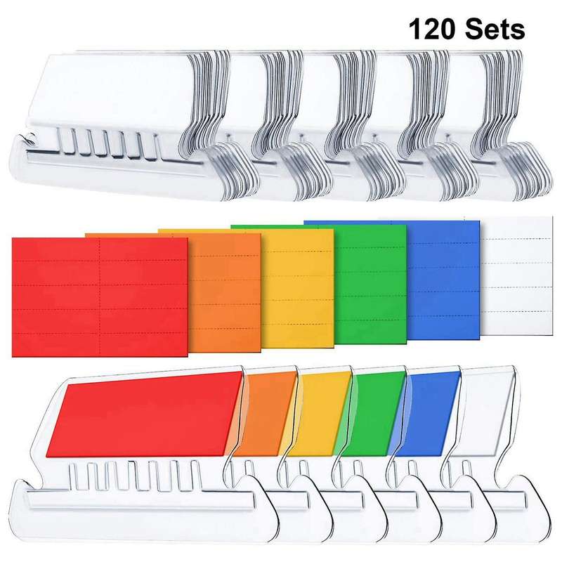 File Document Tabs Hanging Folder Tabs and Multicolor Inserts