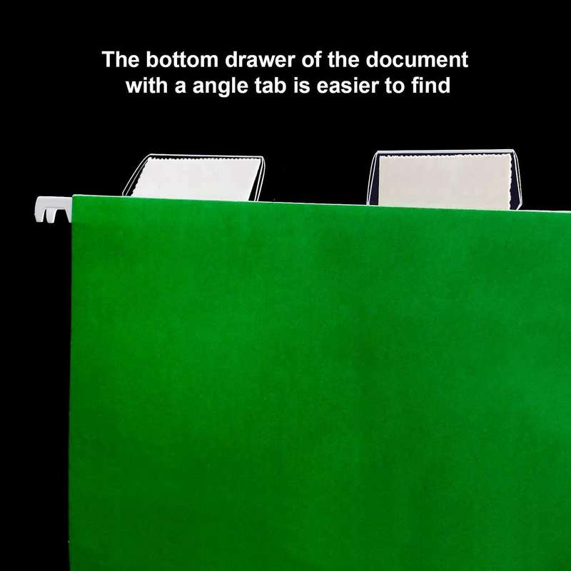 File Document Tabs Hanging Folder Tabs and Multicolor Inserts