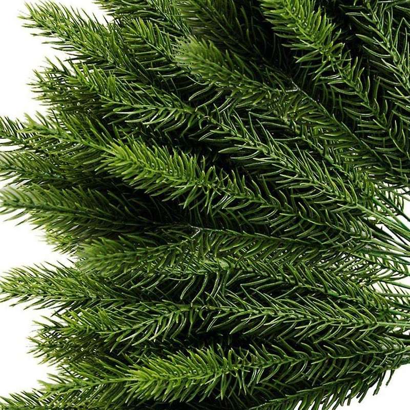 45 Packs Artificial Pine Needles Branches Garland-10.2x2.5 Inch Green