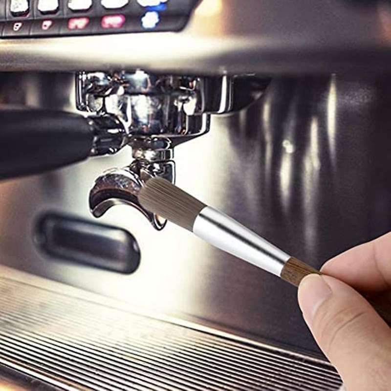 Coffee Grinder Cleaning Brush Cleaning Tool Walnut Wood Handle