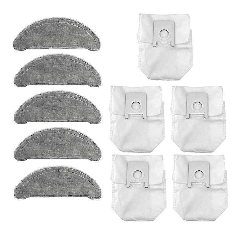 Mop Cloths Dust Bags Spare Parts for Roidmi Eve Plus Vacuum Cleaner