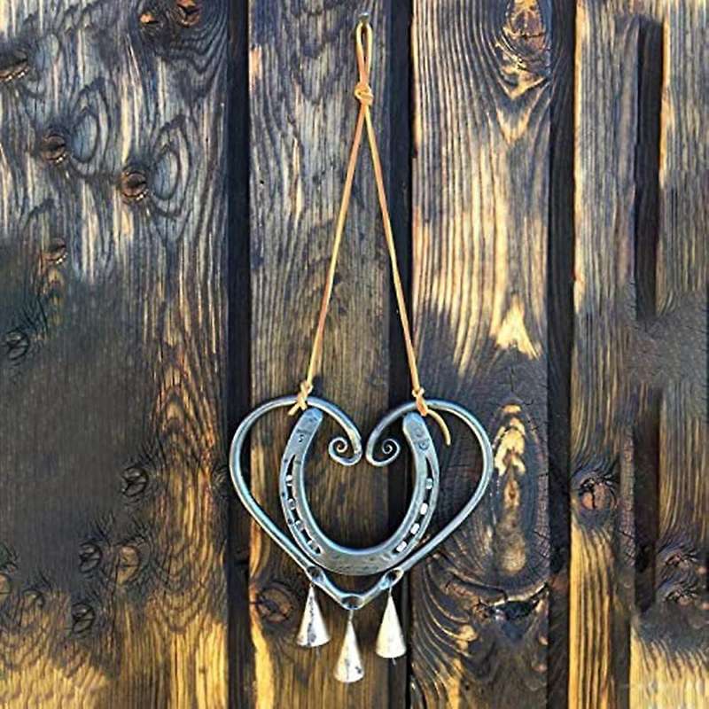 Lucky Love Wind Chimes,with Steel Nails, for Home Garden Courtyard