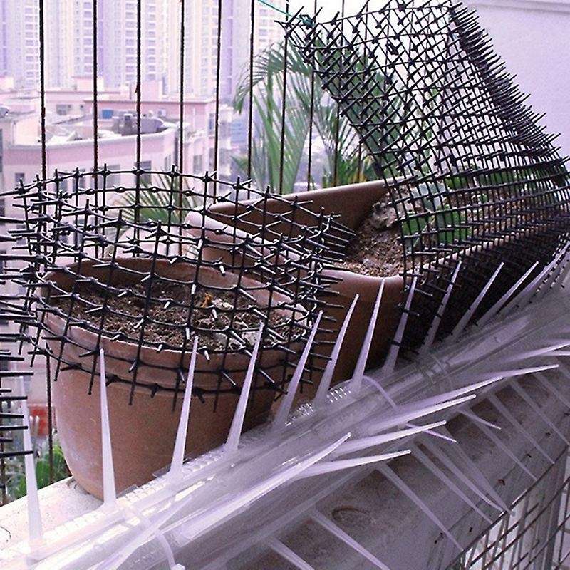 3pcs Bird Spikes Repeller Plastic Pigeon Nails Bird Scarer Repellent
