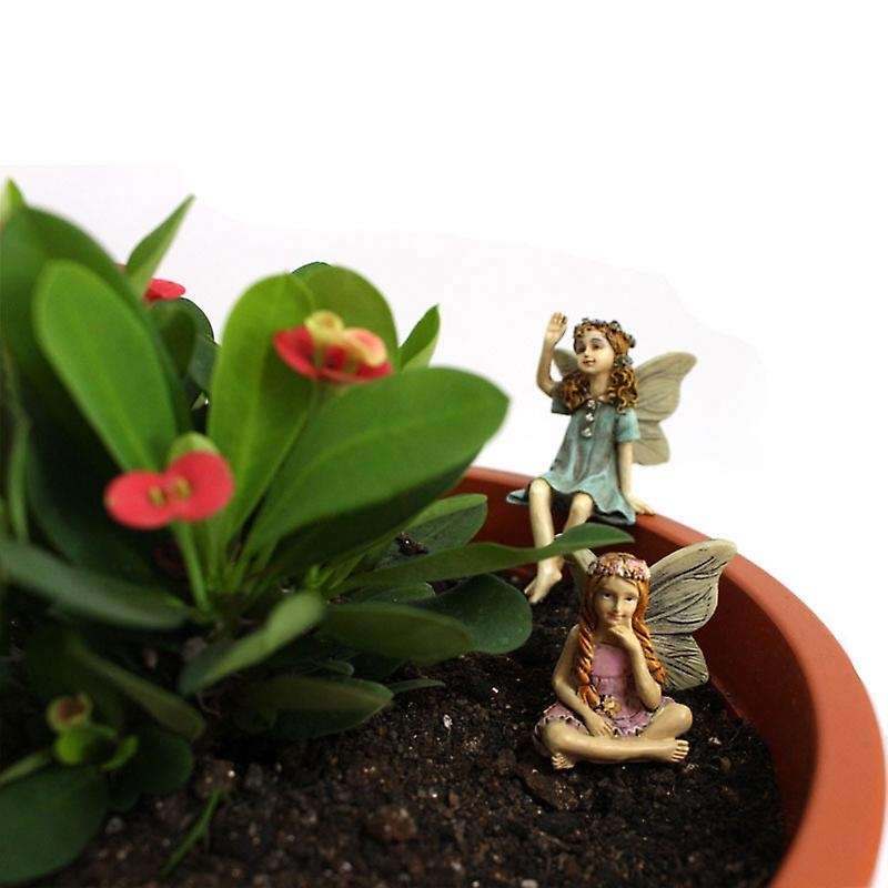 Fairy Garden-miniature Figurines and Accessories-6-pc Fairy Statue