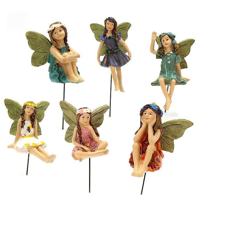 Fairy Garden-miniature Figurines and Accessories-6-pc Fairy Statue