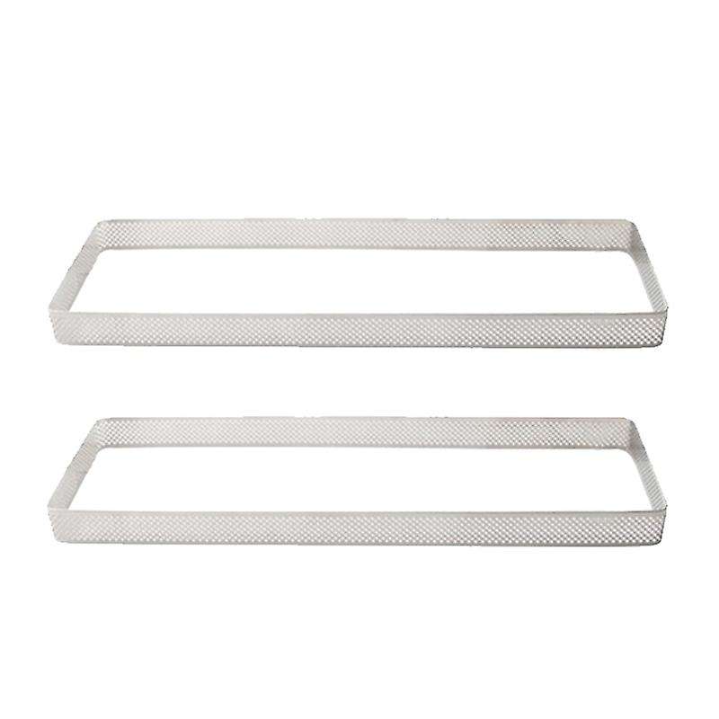Rectangle Stainless Steel Tartlet Molds Mousse Fruit Pie Cake Mold