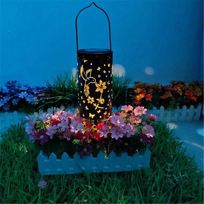 Solar Light Chandelier Bird Projection Lamp(with Ground Plug)