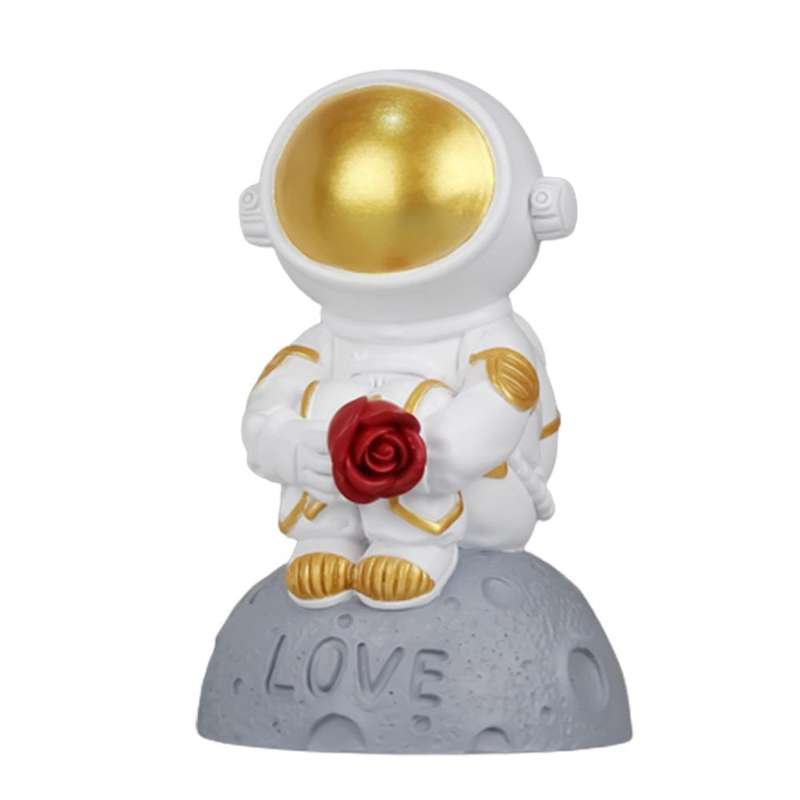 Nordic Astronaut Figurine Resin Sculpture Home Decoration Gift A