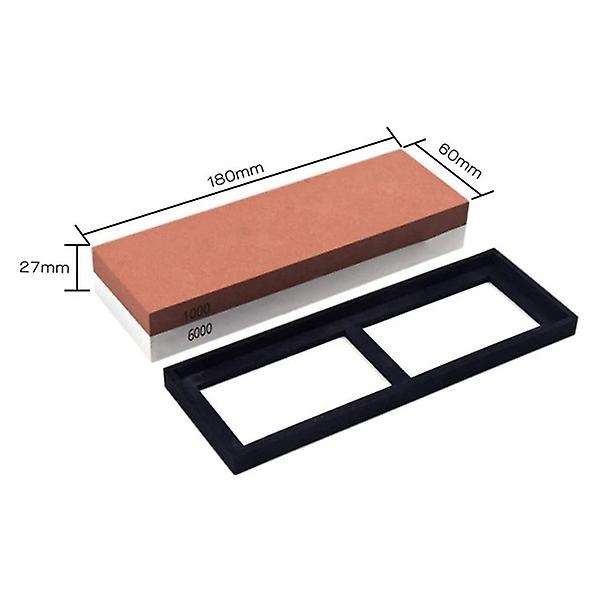 Sharpening Stone,whetstone Knife Sharpener with Non-slip Base