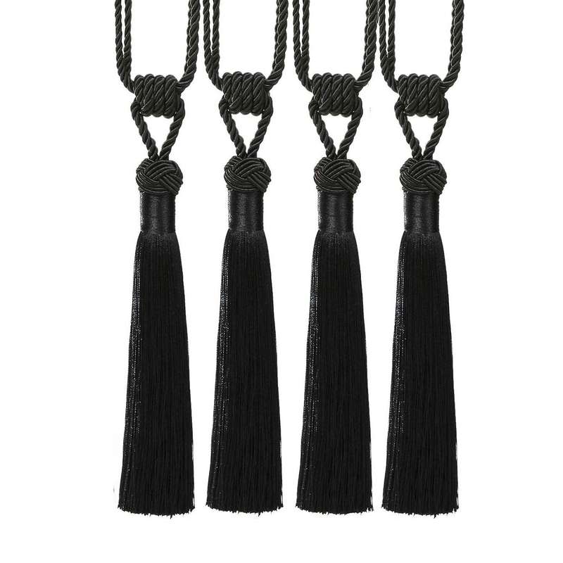 4pcs Curtain Tassels Curtain Rope Curtain Tiebacks Window Decor -c
