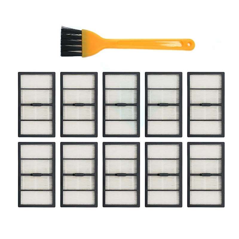 Hepa Filter for Irobot Roomba S9+ (10 Filters + 1 Cleaning Brush)