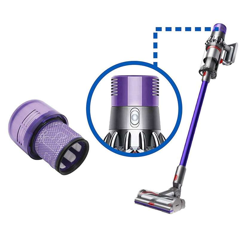 Filter with Cleaning Brush for Dyson V11 Sv14 Vacuum Cleaner Parts