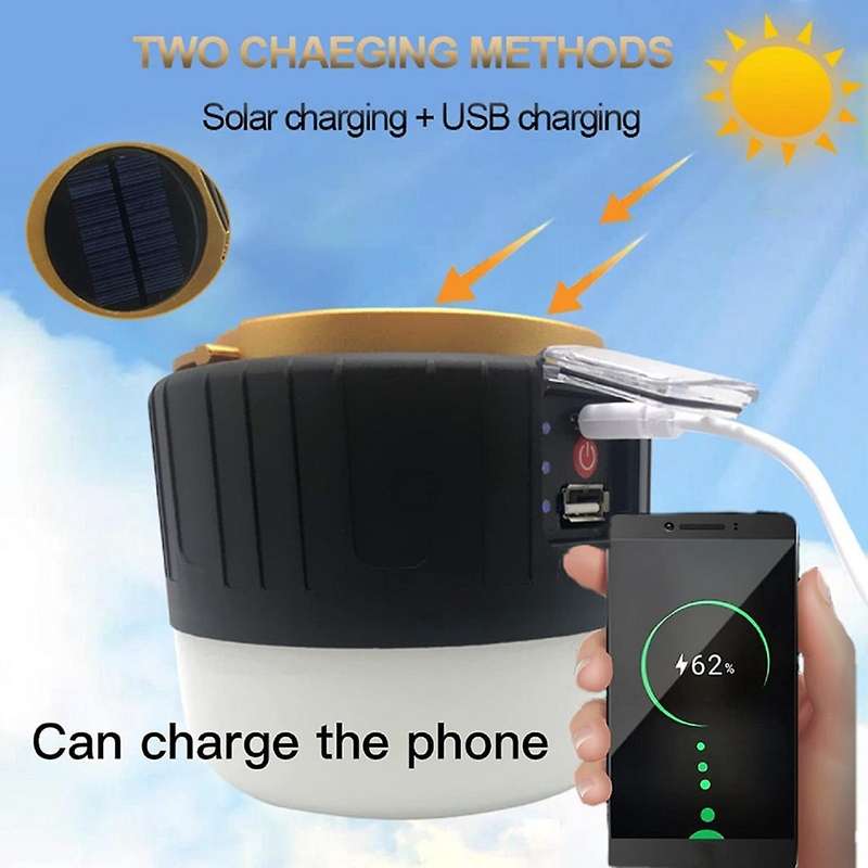 Camping Lamp Led Usb Rechargeable,remote Lighting Solar Lamp