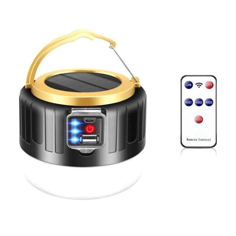 Camping Lamp Led Usb Rechargeable,remote Lighting Solar Lamp