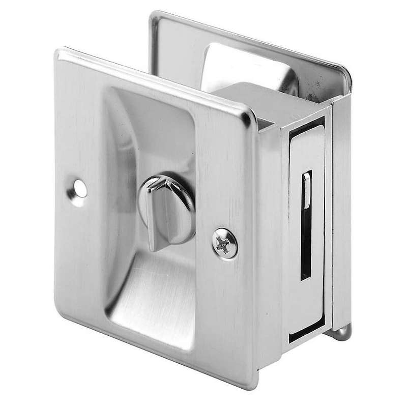 Pocket Door Privacy Lock Stainless Steel Sliding Buckle Sliding Lock