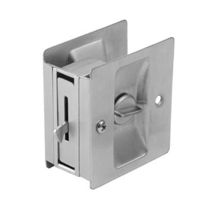 Pocket Door Privacy Lock Stainless Steel Sliding Buckle Sliding Lock
