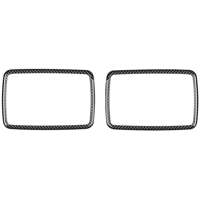 2pcs for Toyota Voxy 2022 Car Audio Speaker Cover Trim Carbon Fiber