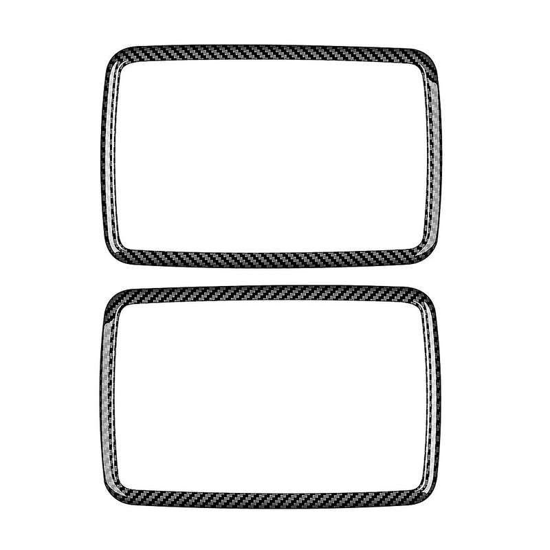 2pcs for Toyota Voxy 2022 Car Audio Speaker Cover Trim Carbon Fiber