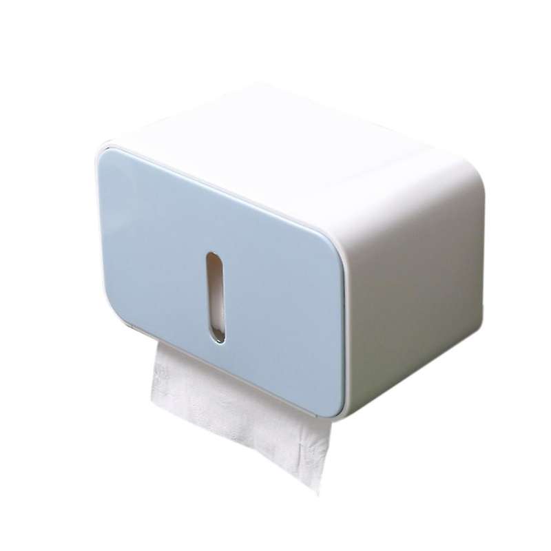 Tissue Box Bathroom Wall-mounted Paper Roll Holder Paper Drawer C