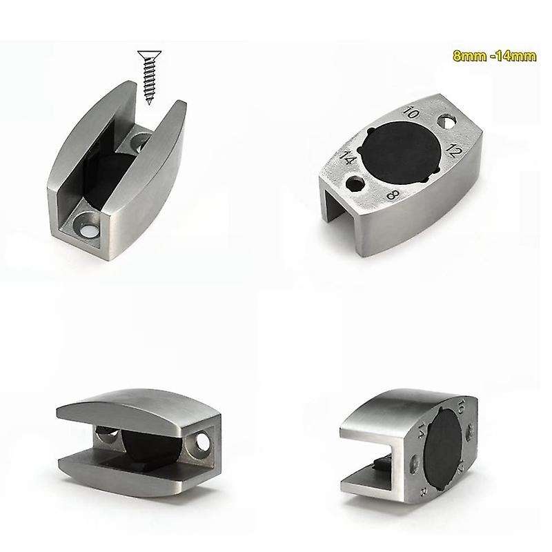 2pcs Stainless Steel Floor Guide for Sliding Glass Doors Guide
