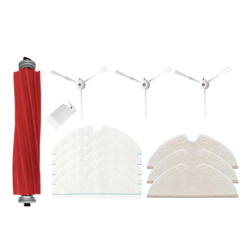 13pcs for Roborock Q7 Max / Max+ Mop Cloth Detachable Main Side Brush