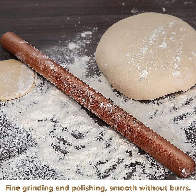 Wood Rolling Pin, for Baking, Wooden Dough Roller for Multipurpose