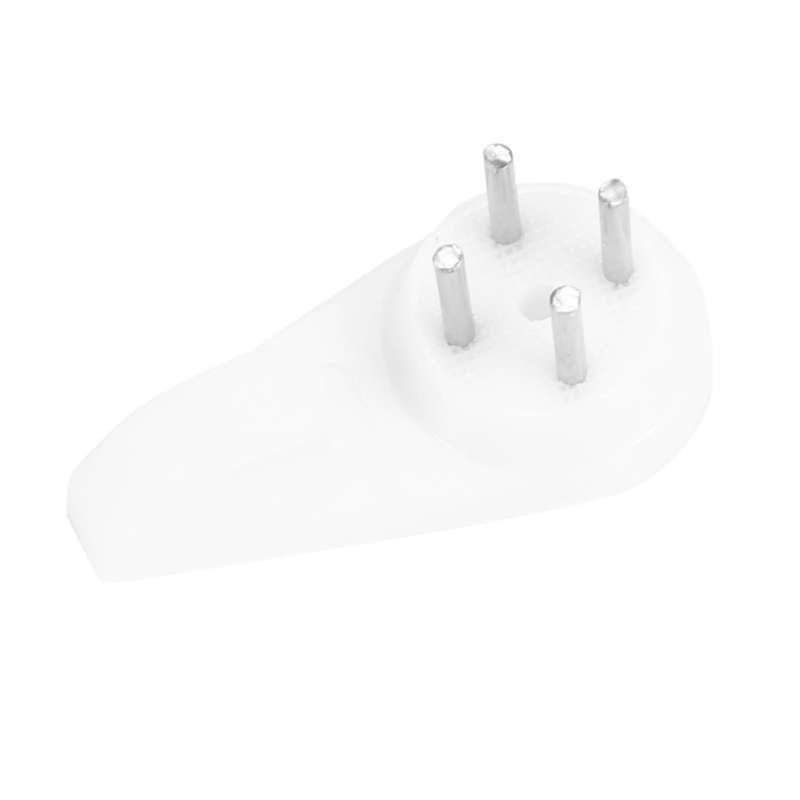 16 Pieces 6 Inch Invisible Plate Hangers with 18 Pieces Wall Hooks