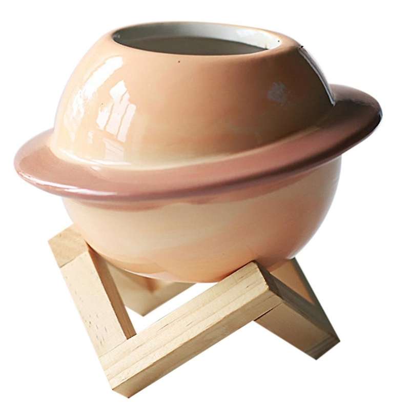 New Creative Planet Ceramic Pot Succulent Pots Balcony Decorations 3