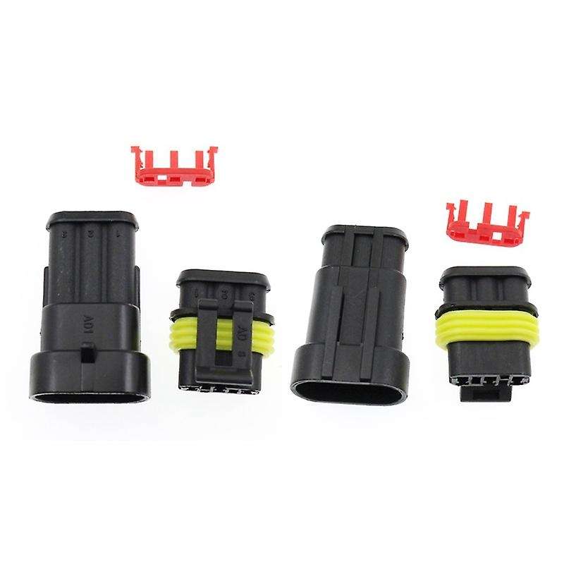 352pcs Hid Waterproof Connectors 1/2/3/4 Pin 26 Sets Harness 12a