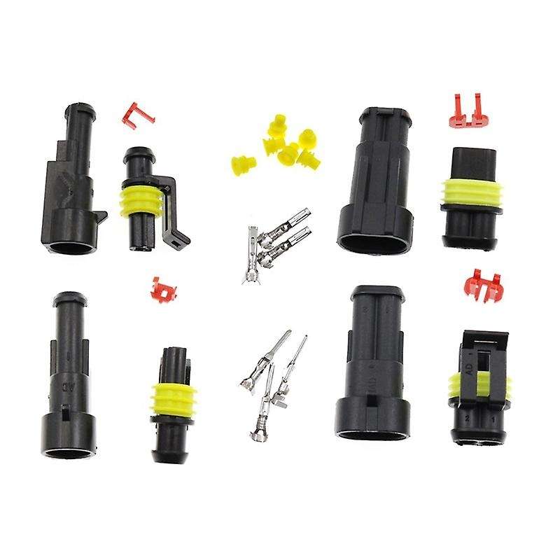 352pcs Hid Waterproof Connectors 1/2/3/4 Pin 26 Sets Harness 12a