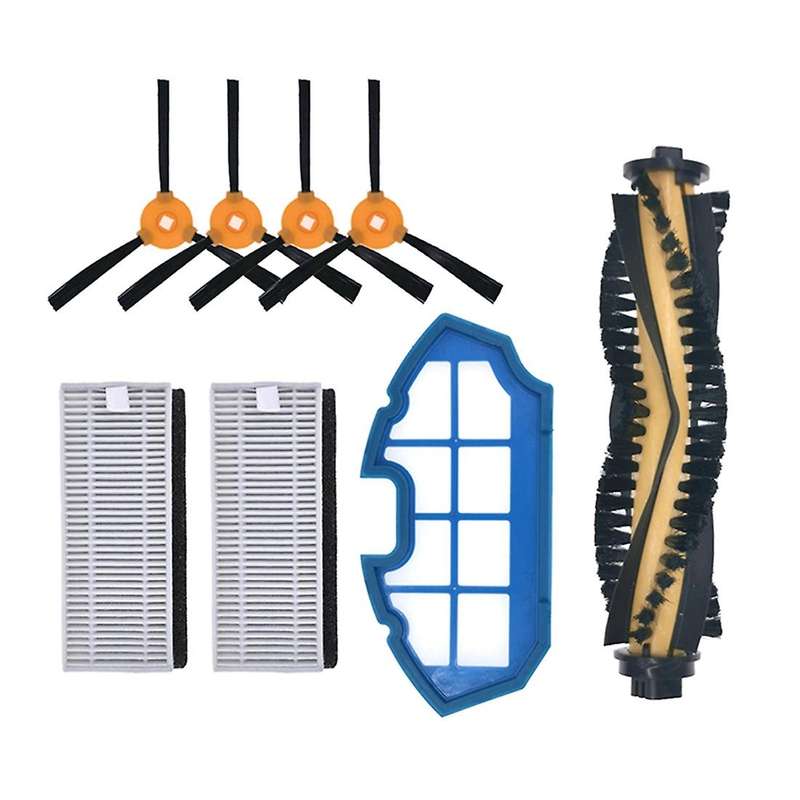 1set for Cecotec Conga 990 1190 Parts Hepa Filter Central Side Brush